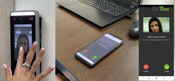 Функция домофона в терминалах Temid